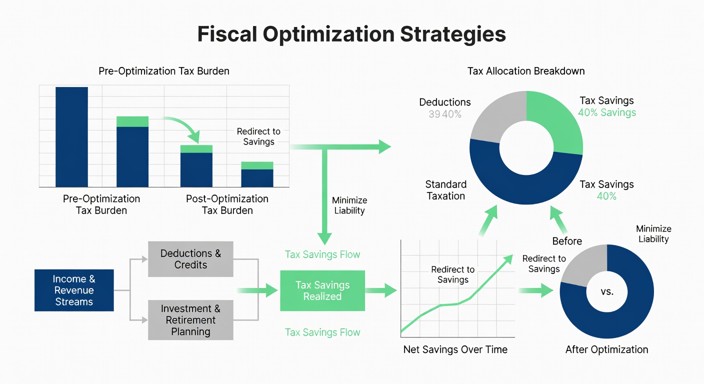 Infografía optimización fiscal