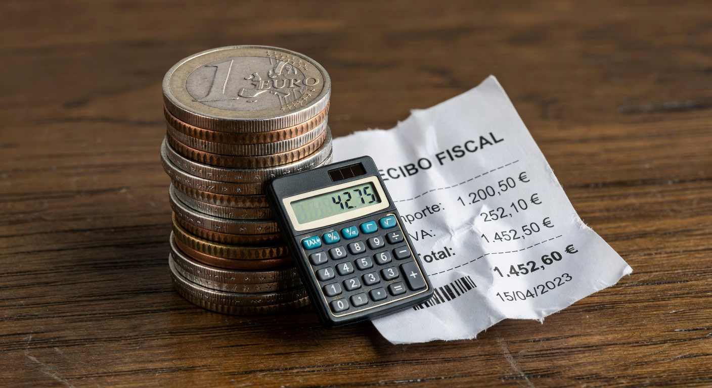 Iconos fiscales pila monedas